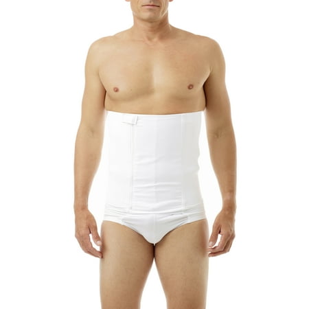 Underworks Men 12-Inch Belly Buster Zip-n-Trim Support Brief