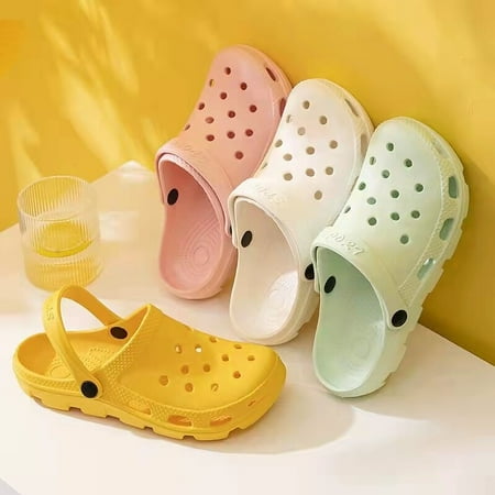 Unisex Beach Shoes Flat Sandals Garden Slippers Anti-slip Kids Hole Shoes Clog Toddler Slides for Boys and Girls
Unisex Beach Shoes Flat Sandals Garden Slippers Anti-slip Kids Hole Shoes Clog Toddler Slides for Boys and Girls