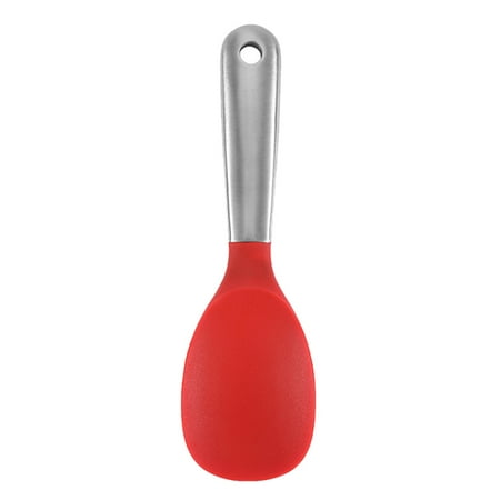 1pc Stainless Steel Silicone Rice Spoon Hanging Hole Rice Scoop Home Tableware
1pc Stainless Steel Silicone Rice Spoon Hanging Hole Rice Scoop Home Tableware