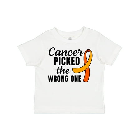 Inktastic Leukemia Awareness Cancer Picked the Wrong One Orange Ribbon Boys or Girls Toddler T-Shirt
Inktastic Leukemia Awareness Cancer Picked the Wrong One Orange Ribbon Boys or Girls Toddler T-Shirt