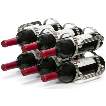 Mango Steam 6 Bottle Counter-top Wine Rack - Storage Organizer for Kitchen Countertops Pantry Fridge - (Silver)
Mango Steam 6 Bottle Counter-top Wine Rack - Storage Organizer for Kitchen Countertops Pantry Fridge - (Silver)
