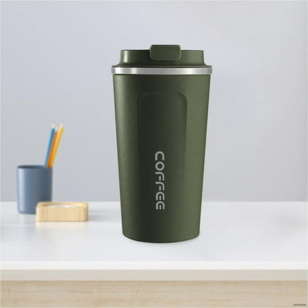 Insulated Travel Mug Stainless Steel Hot And Cold Drinks Tea Cup Leakproof