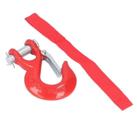 Tow Clevis Hook Clevis Hook Steel 3/8in For Port For Off Road For Lifting Red