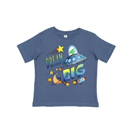 Inktastic Dream Big Cute Space Dinosaur Flying Spaceship Gift Toddler Boy or Toddler Girl T-Shirt
Inktastic Dream Big Cute Space Dinosaur Flying Spaceship Gift Toddler Boy or Toddler Girl T-Shirt
