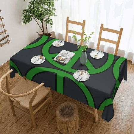 Tablecloth Peace Sign Pattern Table Cloth For Rectangle Tables Waterproof Resistant Picnic Table Covers For Kitchen Dining/Party(54x72in)
Tablecloth Peace Sign Pattern Table Cloth For Rectangle Tables Waterproof Resistant Picnic Table Covers For Kitchen Dining/Party(54x72in)
