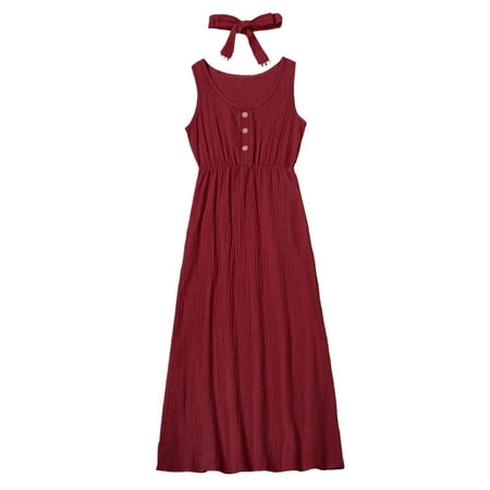 Utoimkio Toddler Girl Dresses Clearance Sleeveless Casual Dresses for Girls Summer Mommy and Me Sleeveless Romper Maxi Dresses+Headband Family Matching Set
Utoimkio Toddler Girl Dresses Clearance Sleeveless Casual Dresses for Girls Summer Mommy and Me Sleeveless Romper Maxi Dresses+Headband Family Matching Set
