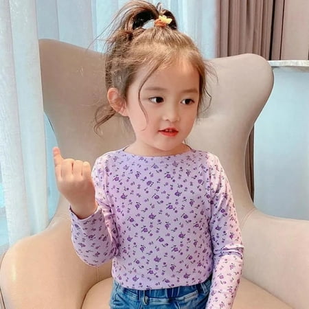 Bullpiano Baby Girl Long Sleeves T-Shirt Top Kids Toddler Sweet Floral Blouse Bottomed Shirt Cotton High Elastic Tees Plain Shirt Clothes
Bullpiano Baby Girl Long Sleeves T-Shirt Top Kids Toddler Sweet Floral Blouse Bottomed Shirt Cotton High Elastic Tees Plain Shirt Clothes