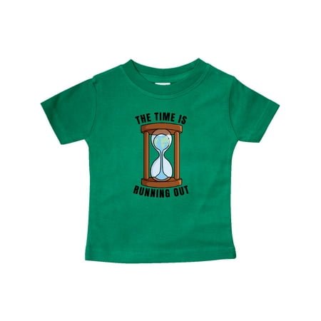 Inktastic The Time is Running Out with Hourglass Gift Baby Boy or Baby Girl T-Shirt
