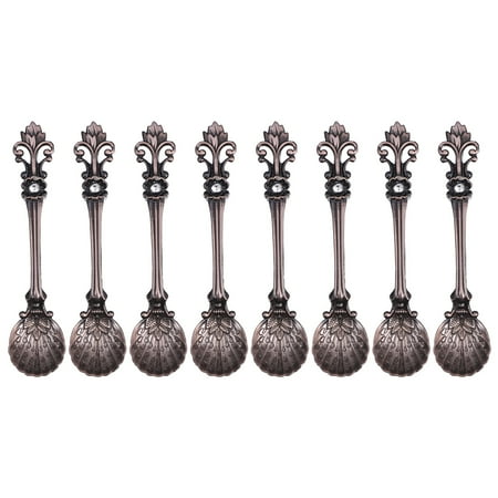 8pcs Vintage Coffee Dessert Spoon Mixing Spoon Stirring Spoon Tea Spoon for Home Party Cafe Bar (Red Bronze)
8pcs Vintage Coffee Dessert Spoon Mixing Spoon Stirring Spoon Tea Spoon for Home Party Cafe Bar (Red Bronze)