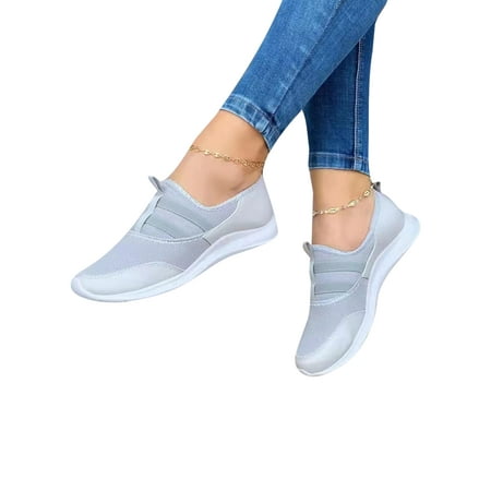 Gomelly Ladies Mesh Slip On Sneakers Comfortable Round Toe Flats Work Lightweight Non-Slip Casual Shoe Grey 7.5
Gomelly Ladies Mesh Slip On Sneakers Comfortable Round Toe Flats Work Lightweight Non-Slip Casual Shoe Grey 7.5