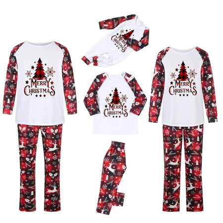 Christmas Family Matching Clothes Outfits Xmas Cute Elk Print Sleepwear Long Sleeve T-Shirt + Casual Trouser Pant
Christmas Family Matching Clothes Outfits Xmas Cute Elk Print Sleepwear Long Sleeve T-Shirt + Casual Trouser Pant
