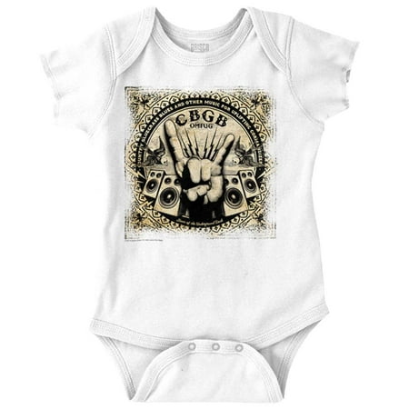 CBGB Newborn Romper Bodysuit For Babies Underground Rock Country Bluegrass Club
CBGB Newborn Romper Bodysuit For Babies Underground Rock Country Bluegrass Club