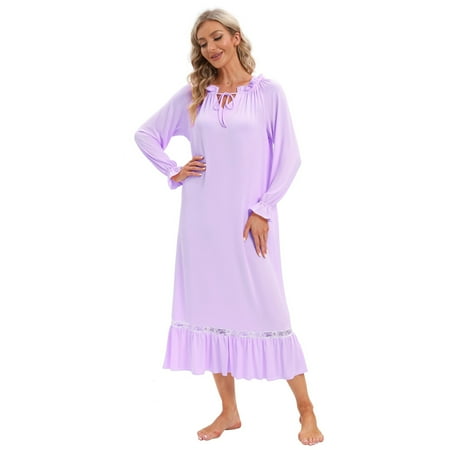 Women s Victorian Vintage Nightgown Long Sleeve Long Nightdress V Neck Princess Style Nightshirt Casual Housecoat Sleepwear S-2XL
Women s Victorian Vintage Nightgown Long Sleeve Long Nightdress V Neck Princess Style Nightshirt Casual Housecoat Sleepwear S-2XL