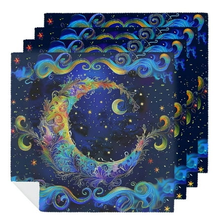 QCPP Moon Stars Swirls Cloth Napkins Set for Farmhouse Party Dining Decor Reusable Kitchen Napkin 6 PCS
QCPP Moon Stars Swirls Cloth Napkins Set for Farmhouse Party Dining Decor Reusable Kitchen Napkin 6 PCS