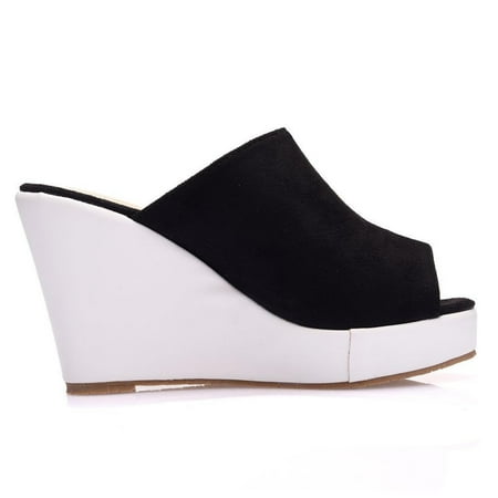 Aueoeo Wedge Slide Slippers Women Ladies Outdoor Slippers Pearl Chain Soft Sole Clearance
Aueoeo Wedge Slide Slippers Women Ladies Outdoor Slippers Pearl Chain Soft Sole Clearance