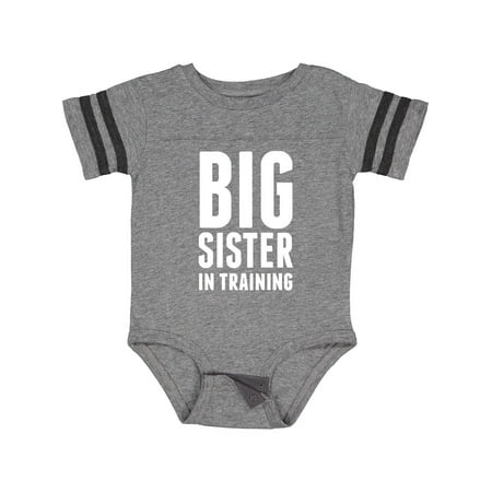 Inktastic Big Sister in Training Gift Baby Girl Bodysuit