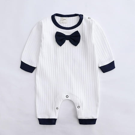 KONBECA Baby Boys Girls Rompers Infants Pure Cotton Coverall Baby Boys Bow Gentleman Romper Casual Jumpsuit Overalls Outfits (0-18 Months)
KONBECA Baby Boys Girls Rompers Infants Pure Cotton Coverall Baby Boys Bow Gentleman Romper Casual Jumpsuit Overalls Outfits (0-18 Months)