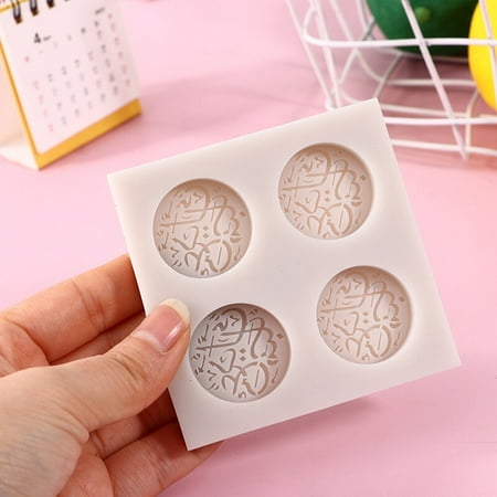1 Pc Cake Mold Arabic Font Letter Silicone Cake Mold DIY Chocolate Fondant