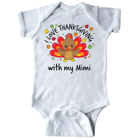 Inktastic I Love Thanksgiving with my Mimi-happy turkey Gift Baby Boy or Baby Girl Bodysuit
Inktastic I Love Thanksgiving with my Mimi-happy turkey Gift Baby Boy or Baby Girl Bodysuit