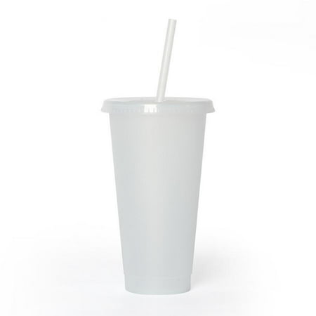 710ML Plastic Cup With Straws Lid Reusable Coffee Mug Drinking Cup Juice Tumbler Bar Single Layer Transparent Outdoor Drinkware
710ML Plastic Cup With Straws Lid Reusable Coffee Mug Drinking Cup Juice Tumbler Bar Single Layer Transparent Outdoor Drinkware