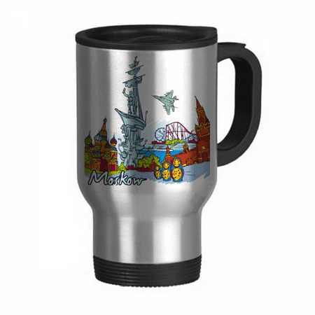 Moscow Landmark Basil s Cathedral Travel Mug Flip Lid Stainless Steel Cup Car Tumbler Thermos
Moscow Landmark Basil s Cathedral Travel Mug Flip Lid Stainless Steel Cup Car Tumbler Thermos