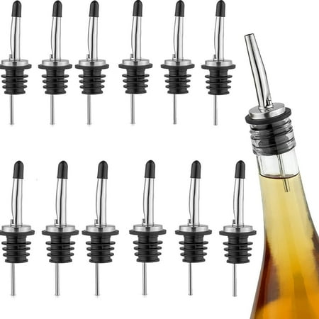 12pcs Stainless Steel Spout Pourer Liquor Bottle Pourers Speed Pour Spouts for Liquor Bottles Wine Pourers
12pcs Stainless Steel Spout Pourer Liquor Bottle Pourers Speed Pour Spouts for Liquor Bottles Wine Pourers