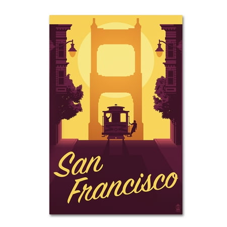 Trademark Fine Art 'Modern 4' Canvas Art by Lantern Press