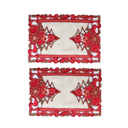 2 Pcs Party Tablecloth Hollow Out Embroidered Placemats Multi-function Table Covers Christmas Tablecloths Table Decor Party Supplies Holiday Decorations (30x45cm)
2 Pcs Party Tablecloth Hollow Out Embroidered Placemats Multi-function Table Covers Christmas Tablecloths Table Decor Party Supplies Holiday Decorations (30x45cm)