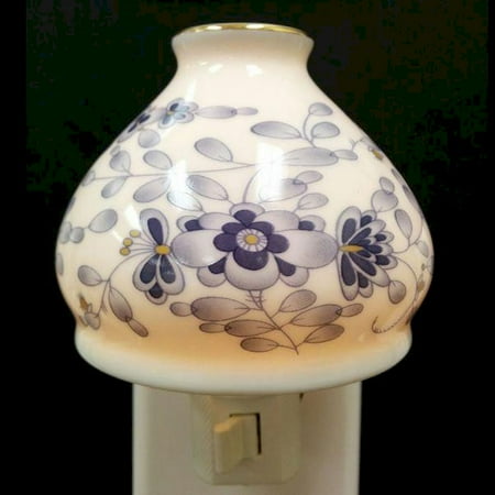 Blue Flower De Night Light