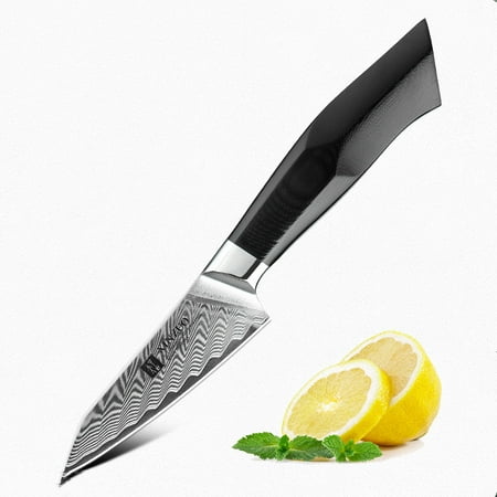 Homeex Damascus Steel 3.5 Inch Fruit Knife Silver
Homeex Damascus Steel 3.5 Inch Fruit Knife Silver