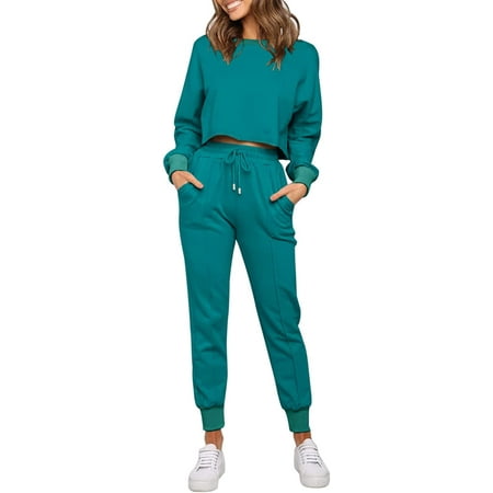 CHENXINGYGG Women s Long Sleeve Crop Top and Pants Pajama Sets 2 Piece Jogger Long Sleepwear Loungewear Pjs Sets
CHENXINGYGG Women s Long Sleeve Crop Top and Pants Pajama Sets 2 Piece Jogger Long Sleepwear Loungewear Pjs Sets