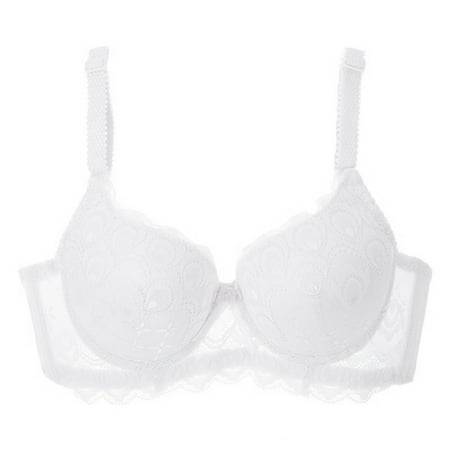 Ladies Lace Push Up Lace Embroidered Bow Solid Color 3/4 Cup Bra Women Underwear Underwire Brassiere
Ladies Lace Push Up Lace Embroidered Bow Solid Color 3/4 Cup Bra Women Underwear Underwire Brassiere