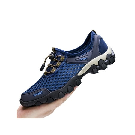 Rotosw Men s Hiking Shoe Beach Water Shoes Lace Up Sneakers Quick Dry Slip On Flats Fishing Comfort Blue 9
Rotosw Men s Hiking Shoe Beach Water Shoes Lace Up Sneakers Quick Dry Slip On Flats Fishing Comfort Blue 9