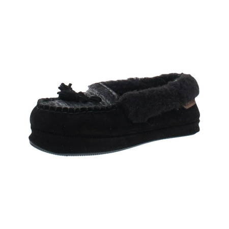 Muk Luks Womens Sia Faux Suede Slip On Moccasin Slippers