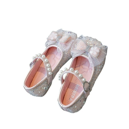 NUIDARAIO Little Girls Sequin Pearl Bow Toddler Flats for Parties Holidays Baby Showers
NUIDARAIO Little Girls Sequin Pearl Bow Toddler Flats for Parties Holidays Baby Showers