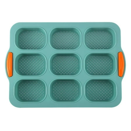 Baguette Mold French Bread Cake Silicone Pan Baking Pans Handmade Cookie Bread Loaf Thin Cake Mold Kitchen Tools DARK GREEN
Baguette Mold French Bread Cake Silicone Pan Baking Pans Handmade Cookie Bread Loaf Thin Cake Mold Kitchen Tools DARK GREEN