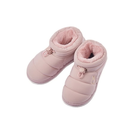 Ferndule Boys Plush Lining Warm Shoes Outdoor Comfort Drawstring Snow Boot Cute Memory Foam Bootie Shoe Dark Pink 1Y
Ferndule Boys Plush Lining Warm Shoes Outdoor Comfort Drawstring Snow Boot Cute Memory Foam Bootie Shoe Dark Pink 1Y