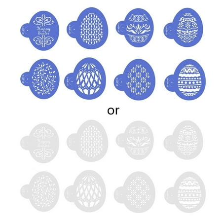 ZPAQI 8Pcs Easter Egg Shape Cookie Stencil Cake Template Reusable Plastic Baking Mold
ZPAQI 8Pcs Easter Egg Shape Cookie Stencil Cake Template Reusable Plastic Baking Mold