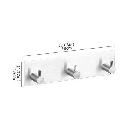 Gerich Punch-Free Coat Hook Door Rear Bathroom Stainless Steel Hook Kitchen Single Hook
Gerich Punch-Free Coat Hook Door Rear Bathroom Stainless Steel Hook Kitchen Single Hook