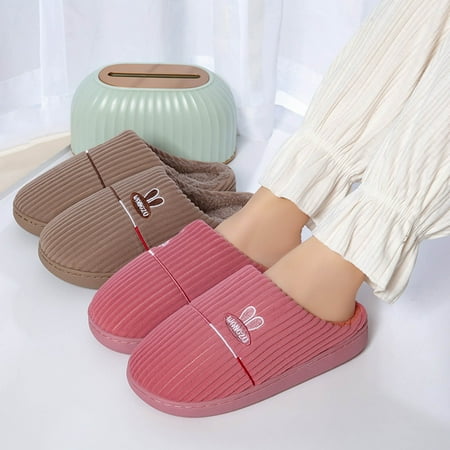 Gubotare House Slippers For Men Fuzzy Slippers Cross Band Memory Foam House Slippers Open Toe Coffee 9