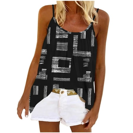 Charella Womens Summer Tops Fashion Camisole Loose Fit Womens Sleeveleee Blouse with Cute Printing White XL
Charella Womens Summer Tops Fashion Camisole Loose Fit Womens Sleeveleee Blouse with Cute Printing White XL