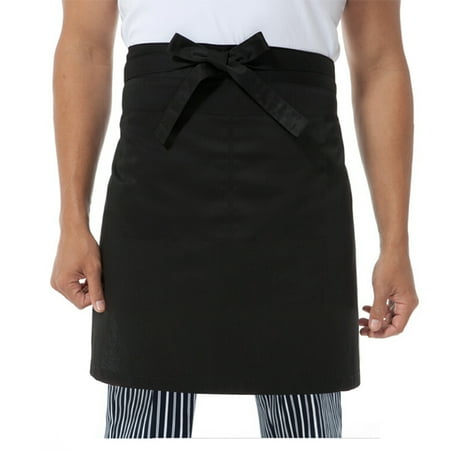 Frcolor Unisex Kitchen Cooking Waist Apron Short Apron Waiter Apron with Double Pockets (Black)
Frcolor Unisex Kitchen Cooking Waist Apron Short Apron Waiter Apron with Double Pockets (Black)