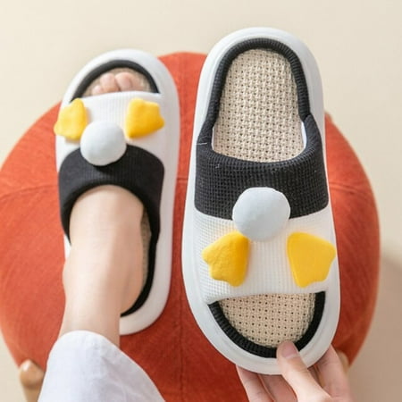 CoCopeanut Spring New Women Hemp Slippers Cute Cartoon Duck Bedroom Couples Cotton Shoes Breathable Non-slip Home Ladies Funny Slides
CoCopeanut Spring New Women Hemp Slippers Cute Cartoon Duck Bedroom Couples Cotton Shoes Breathable Non-slip Home Ladies Funny Slides