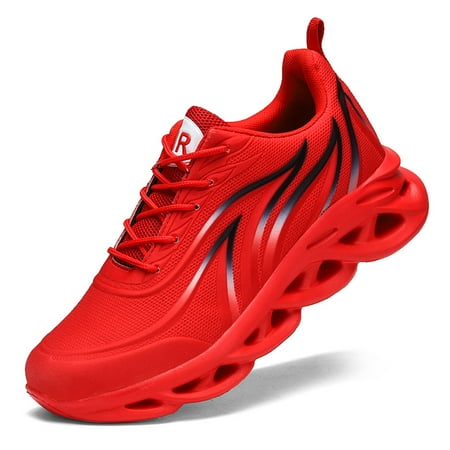 Men s Air Cushion Sneakers Mesh Breathable Walking Sport Running Athletic Shoes Black Red Sneaker
Men s Air Cushion Sneakers Mesh Breathable Walking Sport Running Athletic Shoes Black Red Sneaker