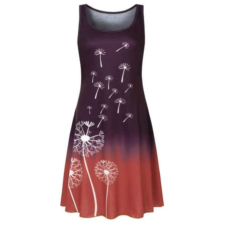 Ziloco Fashion Women Cold Shoulder Summer Casual Print Loose Sleeveless Vest Dress womens shapewear for dresses Red L
Ziloco Fashion Women Cold Shoulder Summer Casual Print Loose Sleeveless Vest Dress womens shapewear for dresses Red L