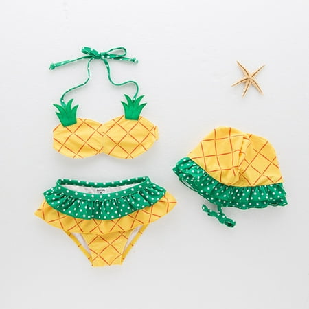 Gubotare Toddler Girl Swimsuits Infant Baby Girl Bathing Suit Bikini Sets Swimwear 3 Piece Summer Beach Outfit Bathing Suit Yellow 12-18 Months
Gubotare Toddler Girl Swimsuits Infant Baby Girl Bathing Suit Bikini Sets Swimwear 3 Piece Summer Beach Outfit Bathing Suit Yellow 12-18 Months