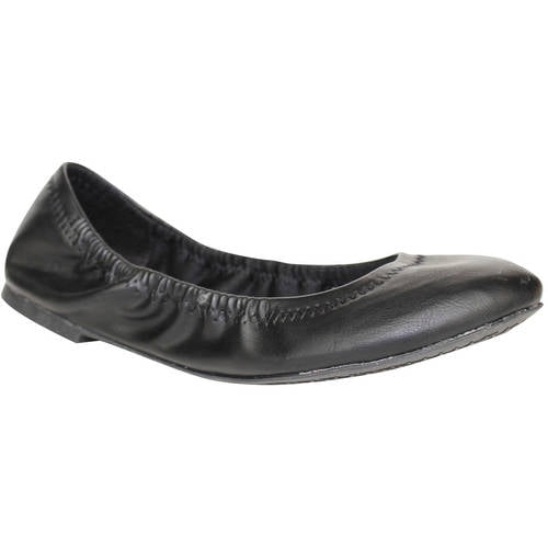 Faded Glory Women's Scrunch Ballet Flat