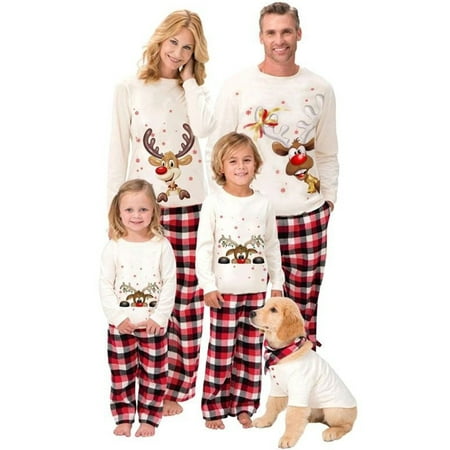 AMILIEe Family Christmas Pajamas Sets Xmas Parent-Child Long Sleeve Plaided Sleepsuit Nightwear
AMILIEe Family Christmas Pajamas Sets Xmas Parent-Child Long Sleeve Plaided Sleepsuit Nightwear