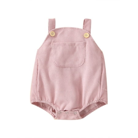 CenturyX Baby Girls Boys Suspender Romper Backless Overalls Shorts Sleeveless Bodysuit Solid Straps Jumpsuit One-Piece Outfit Pink 18-24 Months
CenturyX Baby Girls Boys Suspender Romper Backless Overalls Shorts Sleeveless Bodysuit Solid Straps Jumpsuit One-Piece Outfit Pink 18-24 Months