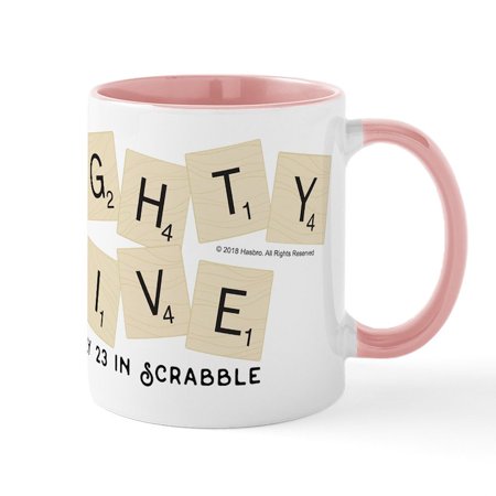 CafePress - Scrabble Eighty Five Only 23 - 11 oz Ceramic Mug - Novelty Coffee Tea Cup
CafePress - Scrabble Eighty Five Only 23 - 11 oz Ceramic Mug - Novelty Coffee Tea Cup